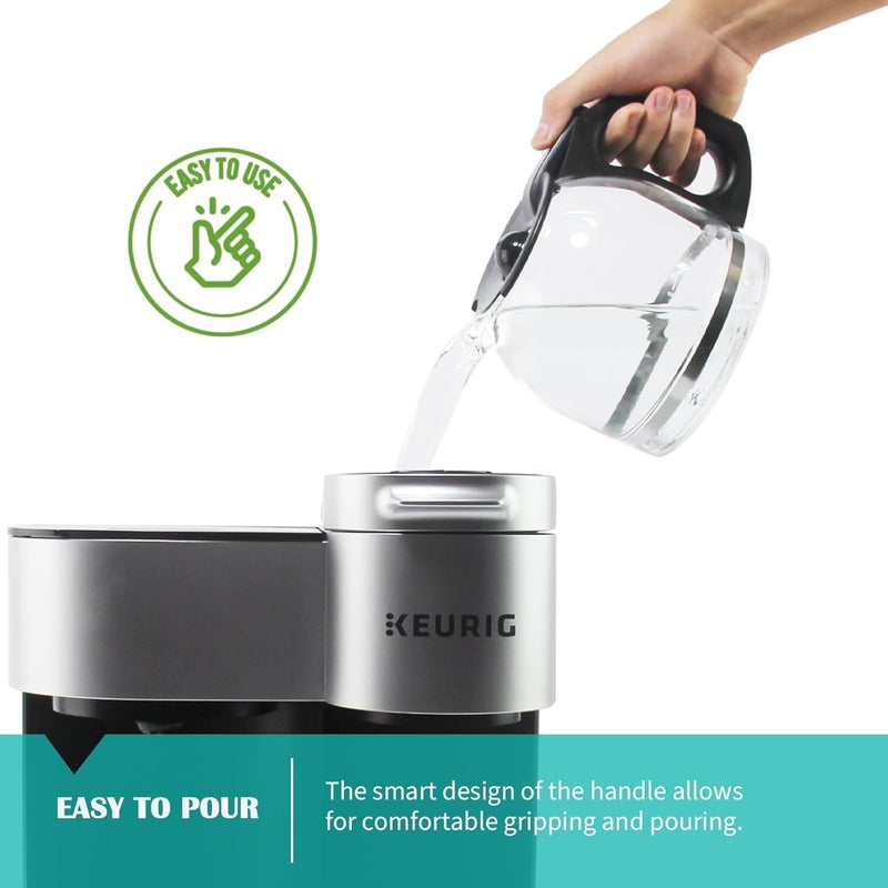 Sendextra 12-CUP Glass Replacement Coffee Carafe ONLY for KEURIG K-DUO Single Serve & Carafe Coffee Maker | NOT the K-Duo Essentials Model - Image 3